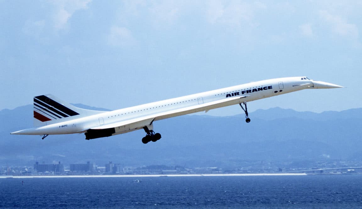 Concorde avion supersonique