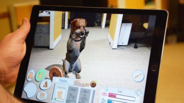 AR Dog Companion chien réalité virtuelle