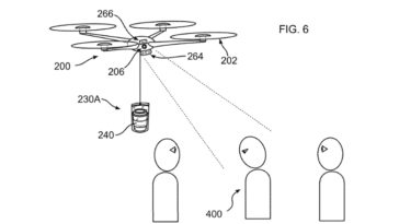 IBM invention drone café