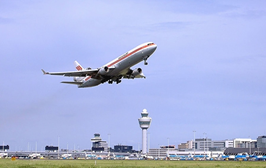 avion aéroport décollage