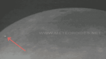 impact météorite Lune