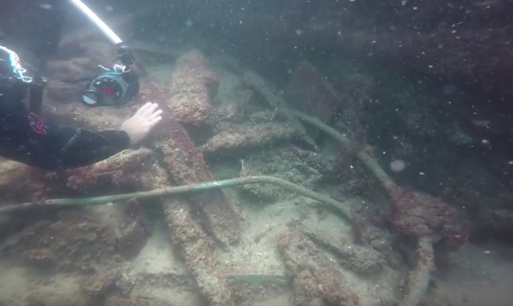 découverte bateau vestiges