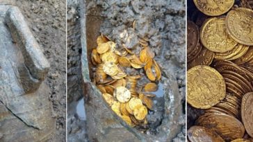 amphore pièces d'or