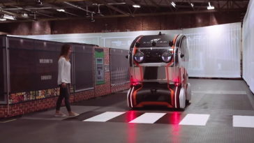 voiture autonome yeux