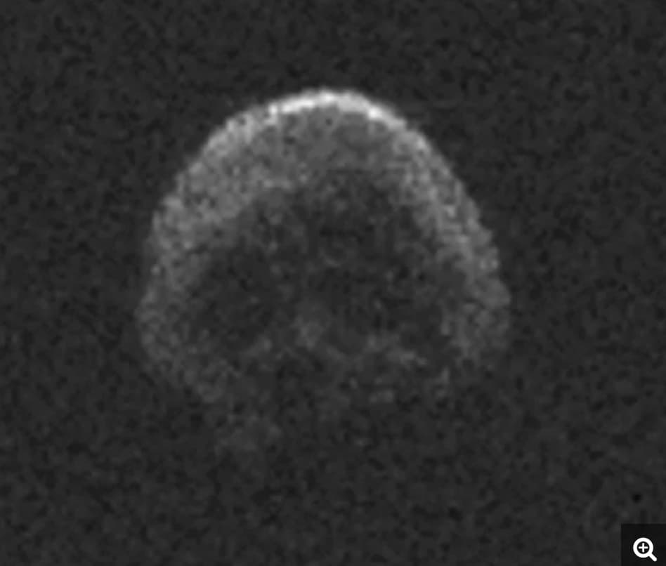 2015 TB145 astéroïde crâne