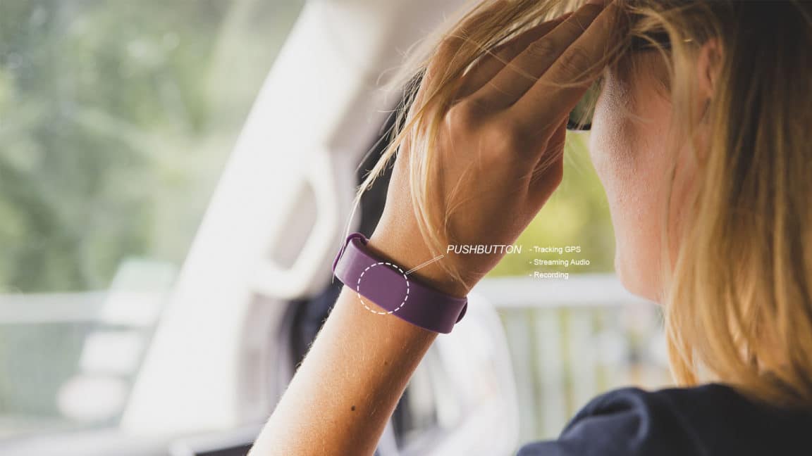 bracelet connecté viol alerte