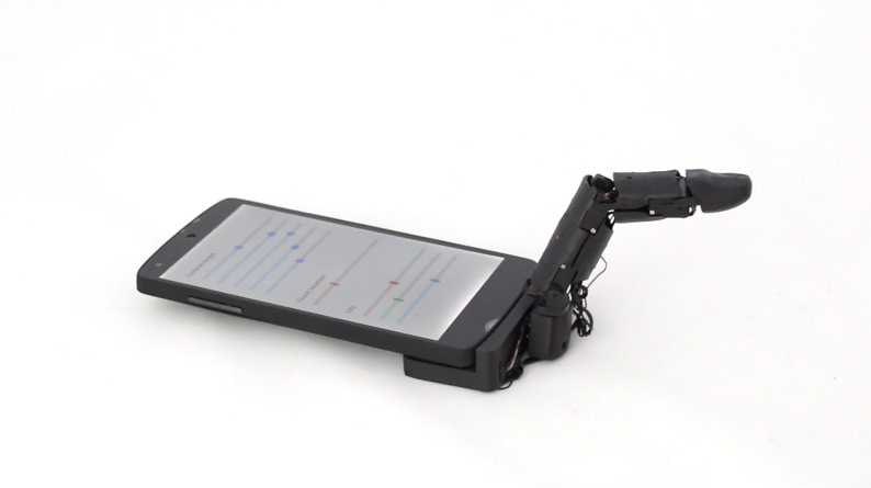 smartphone doigt robotique