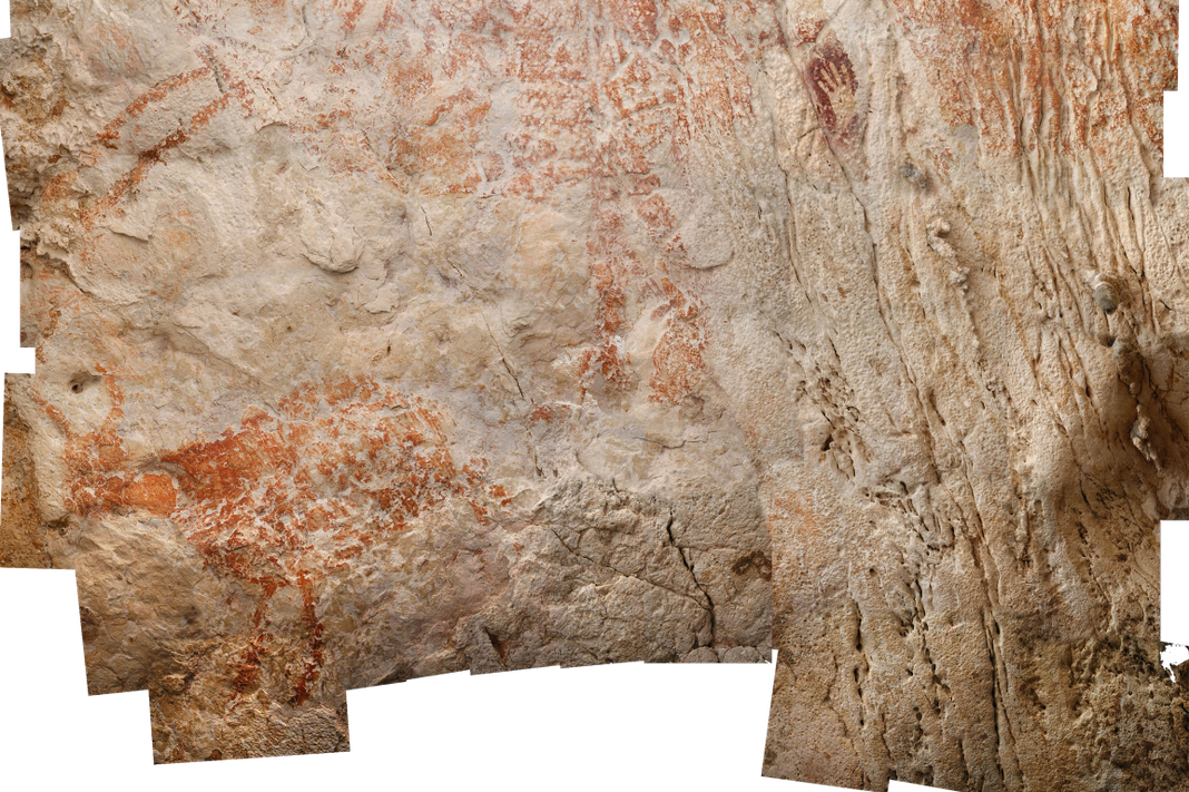 fresque peinture hommes préhistoire animaux