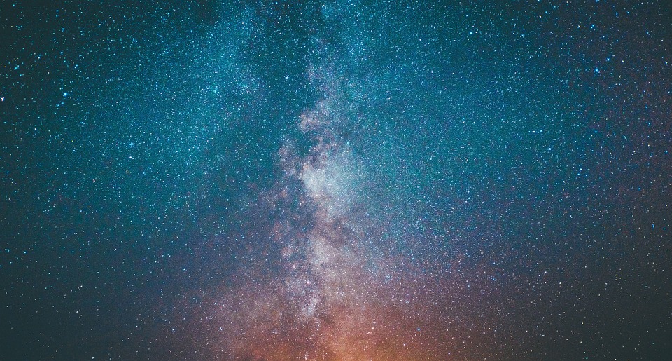 Galaxy Flare Universe Stars Space Milky Way