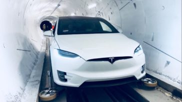 Tesla tunnel Los Angeles
