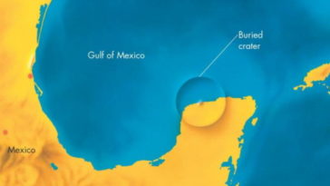 carte cratère mexique