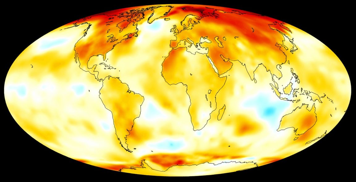 anomalies de température globale