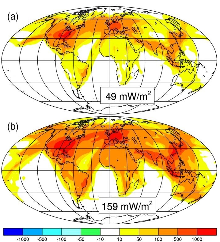 traînées de condensation