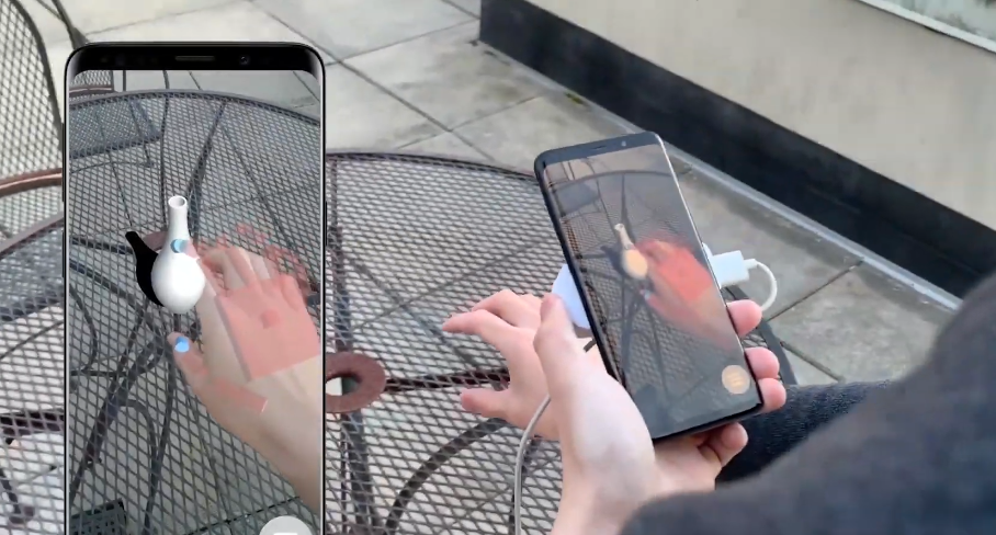 Porta ble AR dispositif