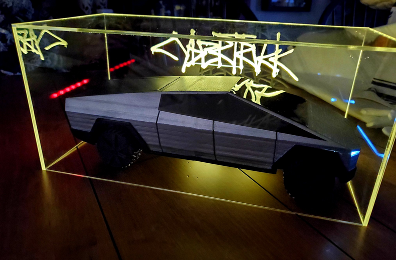 cybertruck tesla maquette 2