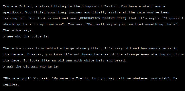 jeu vidéo narratif IA