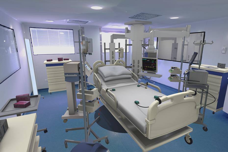 salle de réanimation réalité virtuelle