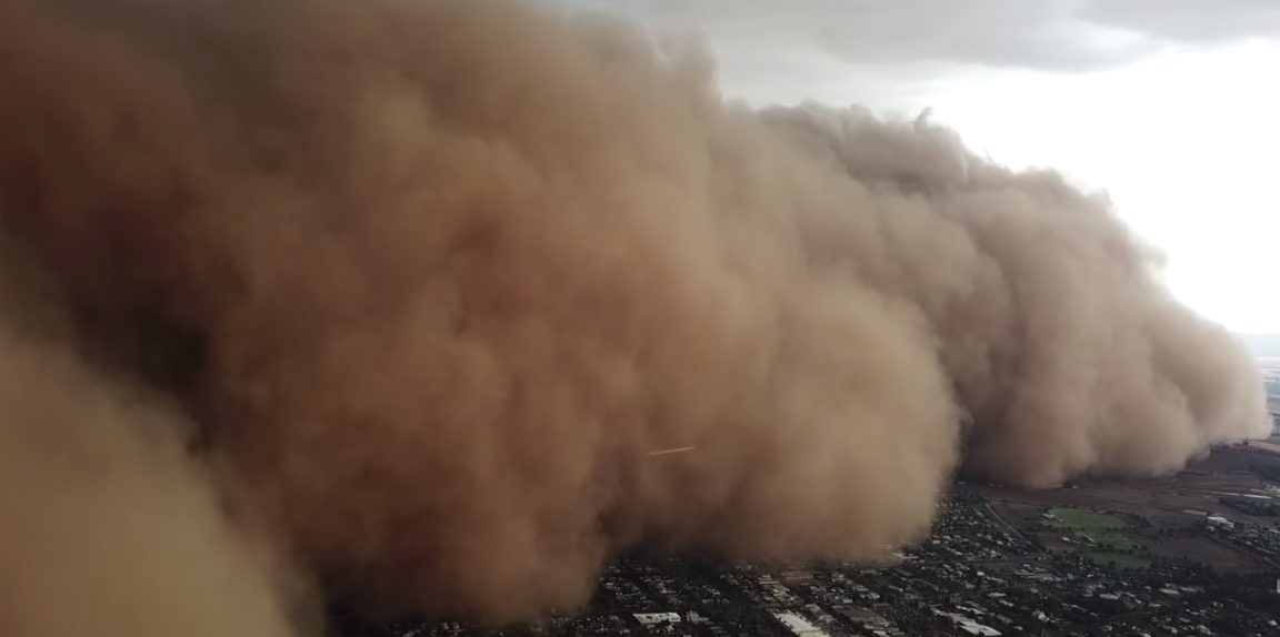Australie tempête de sable