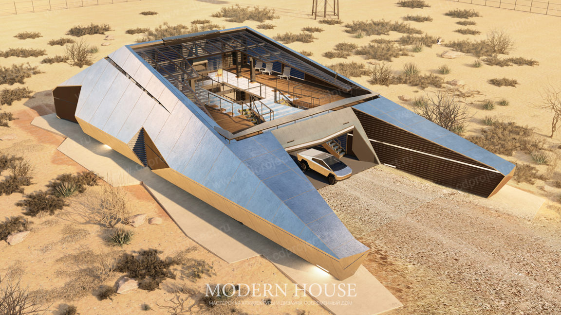 cyberhouse cybertruck