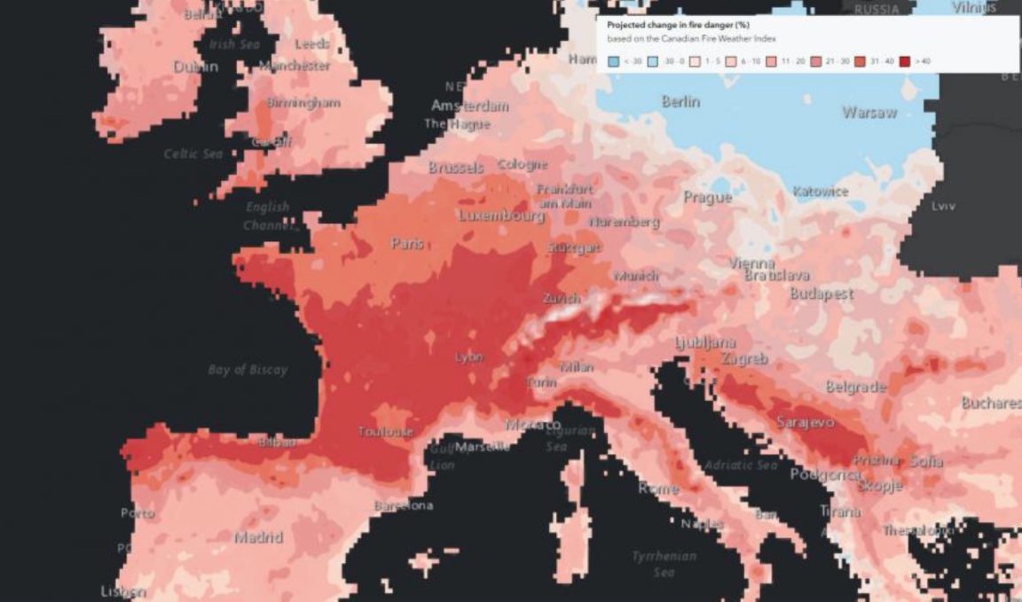 réchauffement europe