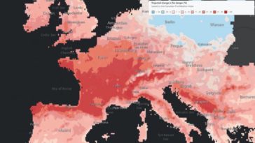 réchauffement europe