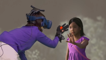 VR experience mère fille