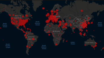 carte coronavirus monde