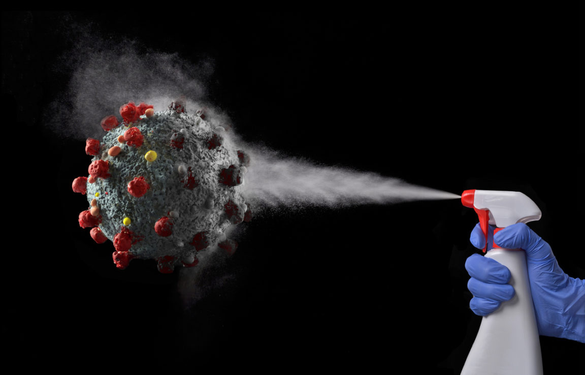 désinfectant coronavirus