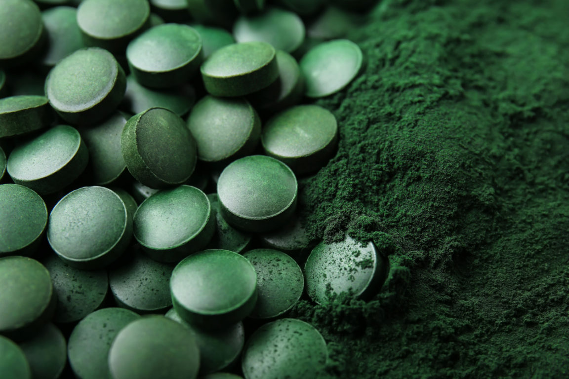 spiruline algue poudre