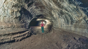 tunnel de lave mars