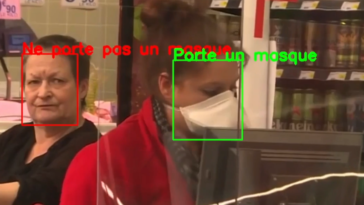 surveillance Covid masque