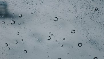 humidité gouttes pare-brise