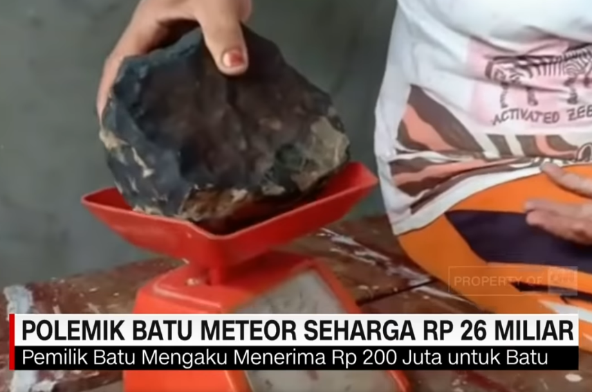 meteorite indonesie
