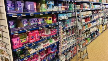 supermarché serviettes hygiéniques