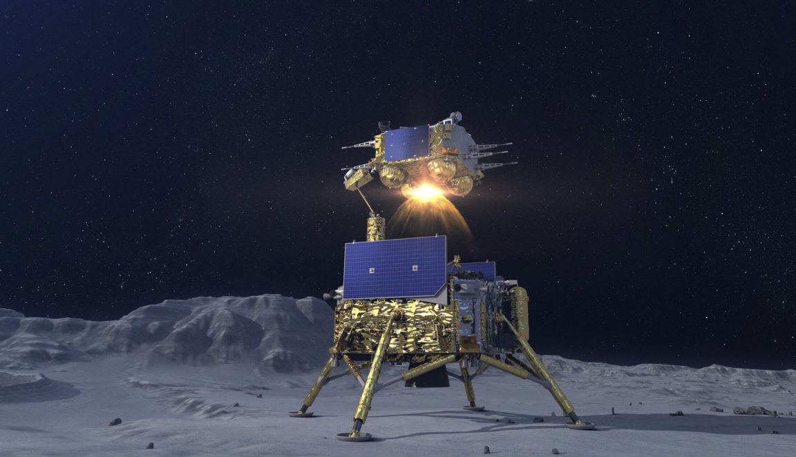 chine échantillons face cachée de la Lune