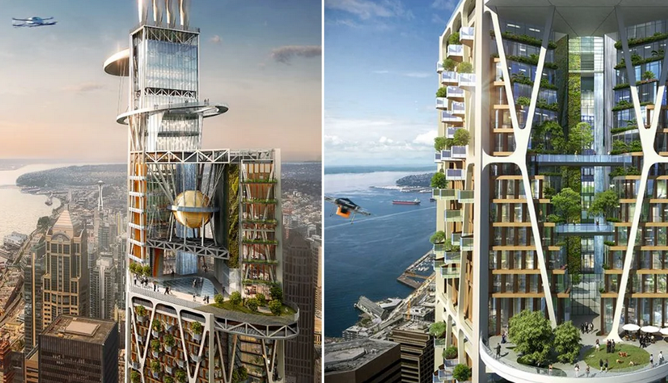 gratte-ciel Seattle2030 1