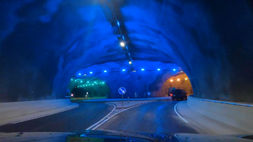 rond point îles féroé tunnel
