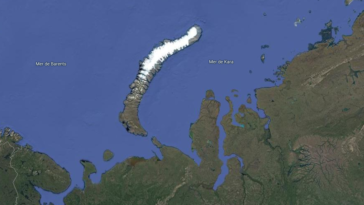 carte mer de Kara Russie