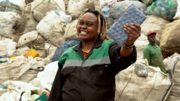 Kenya brique écologique plastique