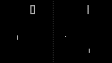 Pong jeu Atari