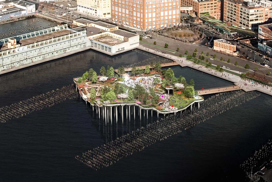 Little Island parc New York 2