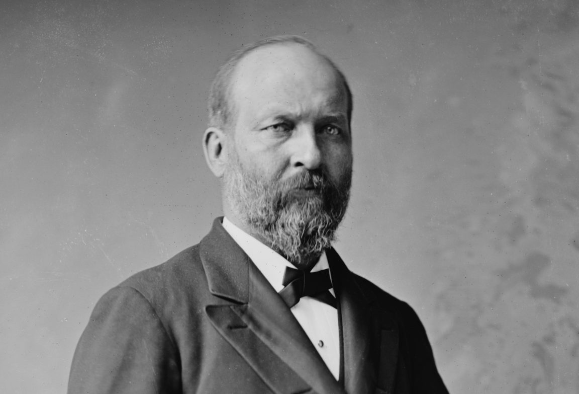 President James Garfield anus