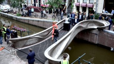 pont acier imprimé en 3D