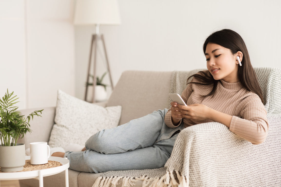 femme chinoise smartphone