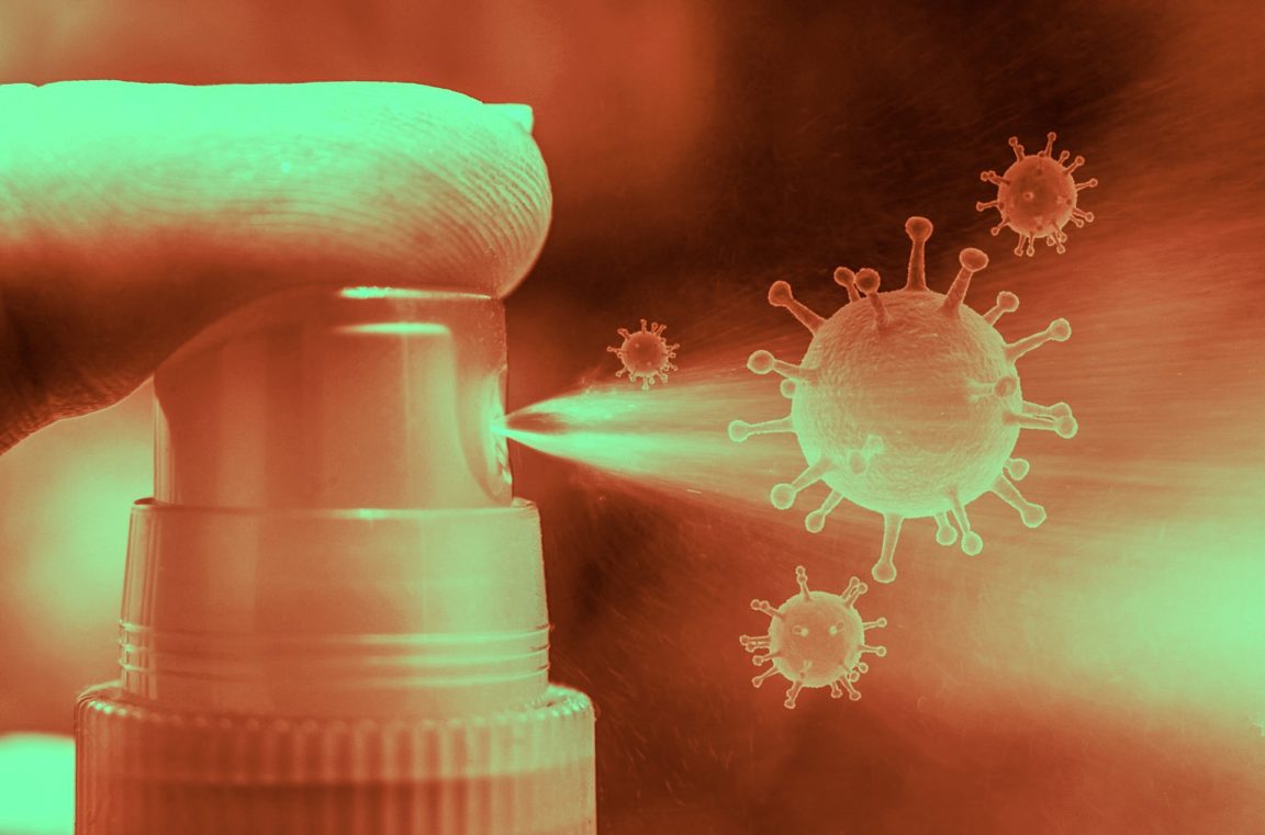 désinfectant virus chine