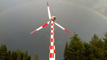 Vindkraftværket Tvindkraft éolienne danemark