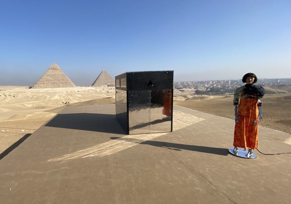 Ai-Da robot artiste egypte