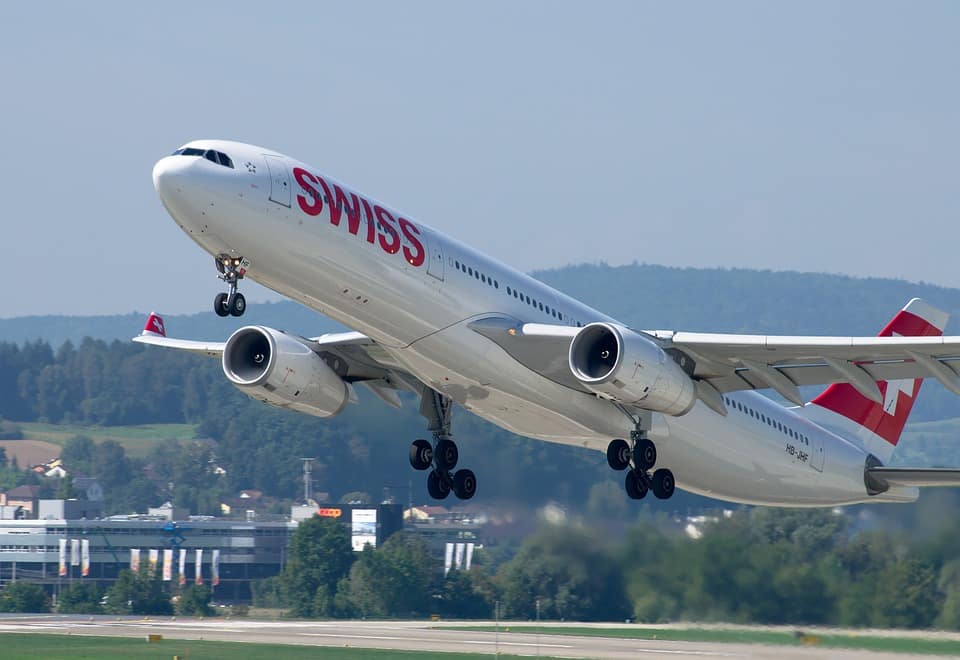 avion swiss airlines
