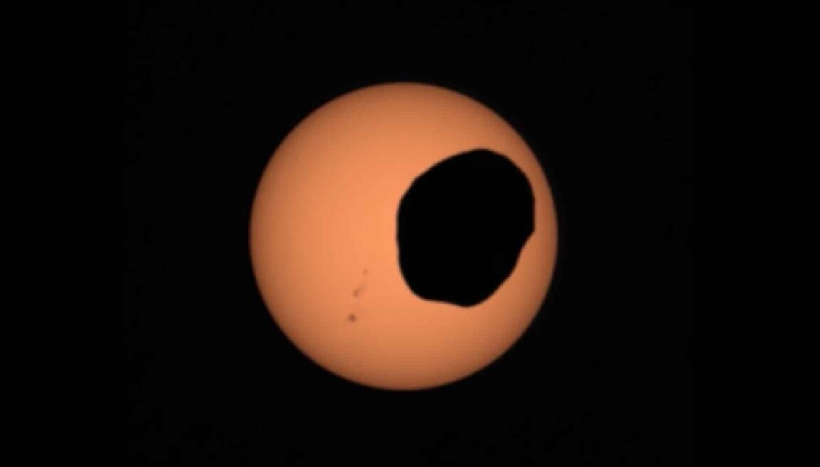 éclipse mars