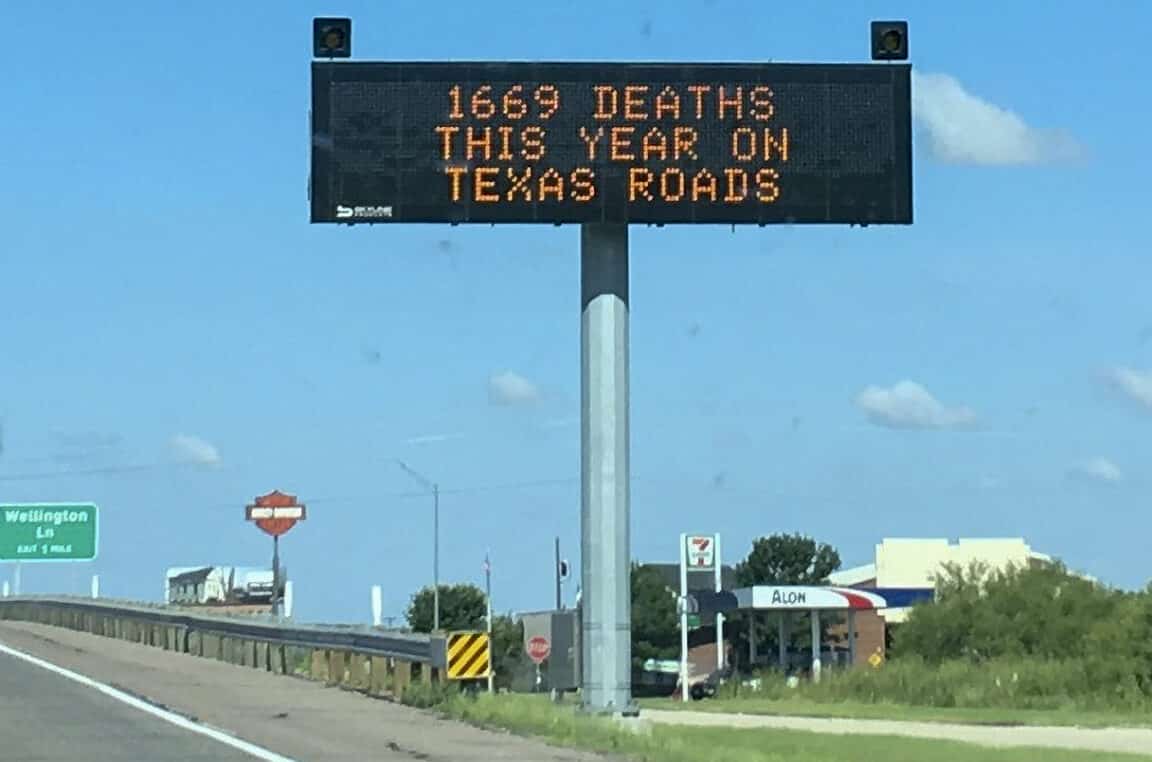 PMV panneaux message variable route